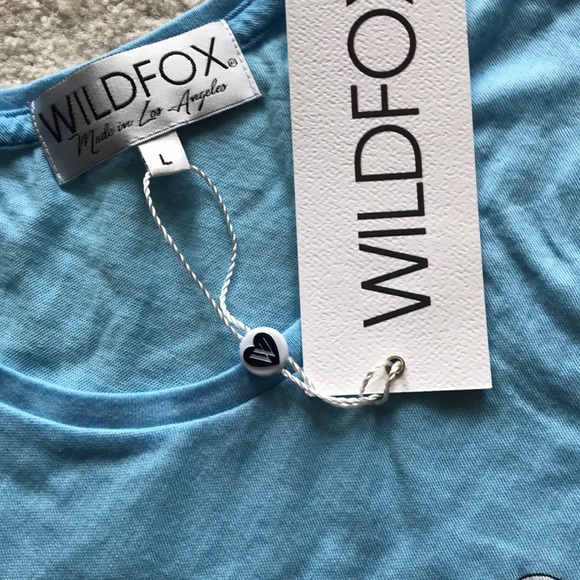 NEW Graphic Wildfox Spring Break crop top - Picture 4 of 5